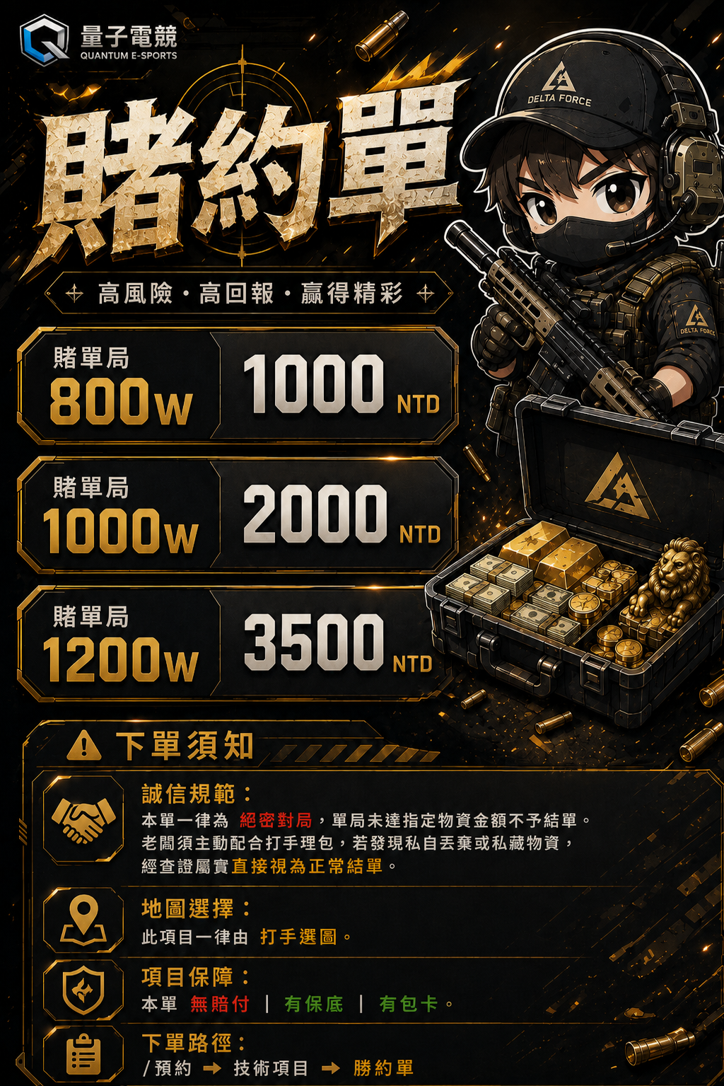 賭約單